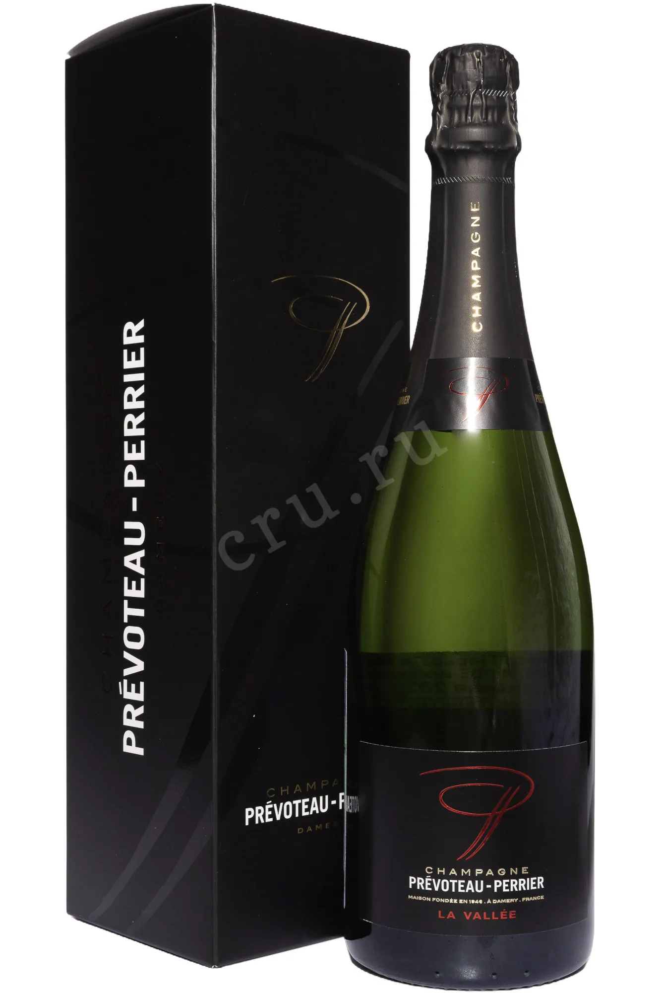 Фото — Шампанское Prevoteau-Perrier La Vallee Brut in gift box 2022 0.75 л