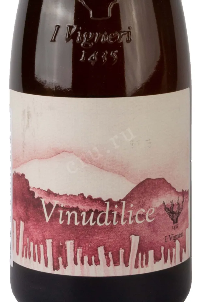 Этикетка I Vigneri Vinudilice 2021 0.75 л
