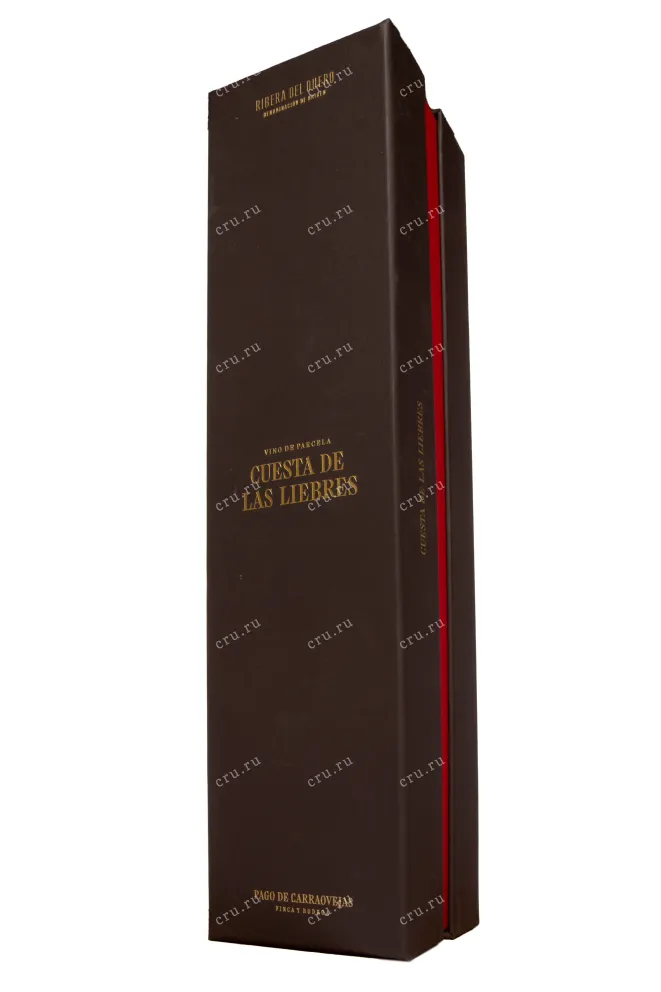 Подарочная коробка Pago de Carraovejas Cuesta de Las Liebres Ribera del Duero DO 2014 0.75 л