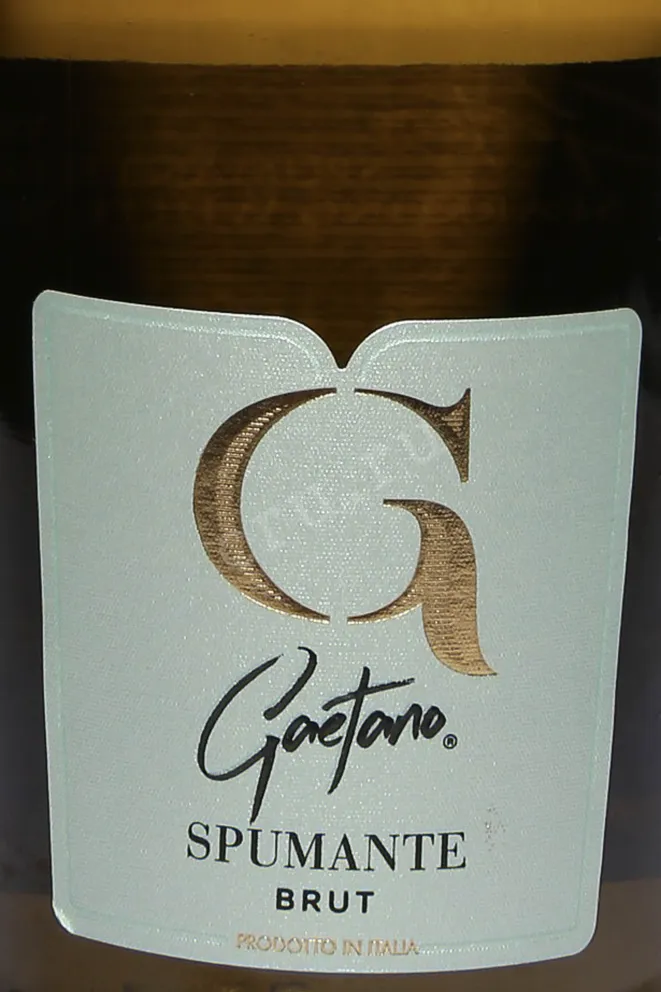 Этикетка Gaetano Spumante Brut 2024 0.75 л