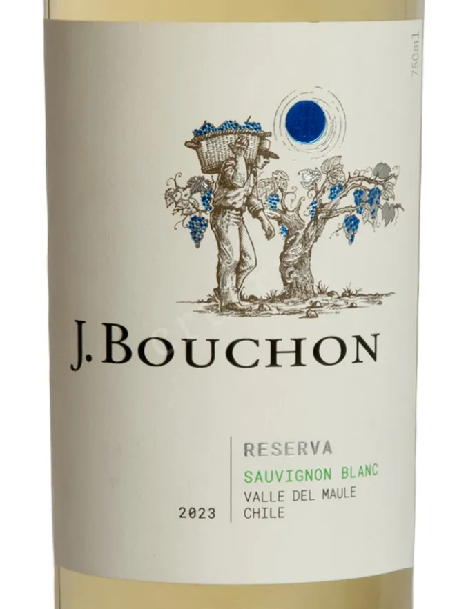 Этикетка J.Bouchon Reserva Sauvignon Blanc 2023 0.75 л