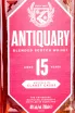 Этикетка Antiquary 15 years in gift box 0.7 л