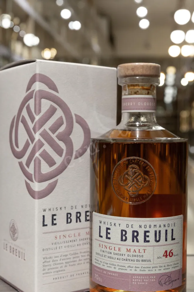 В магазине Крю Профи Le Breuil Single Malt Finition Sherry Oloroso gift box 0.7 л