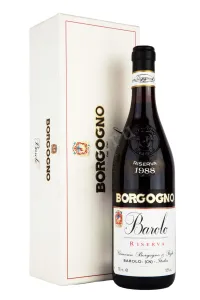 Вино Borgogno Barolo Riserva with gift box 1988 0.75 л
