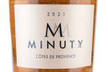 Этикетка Minuty Cotes de Provence AOP  0.375 л