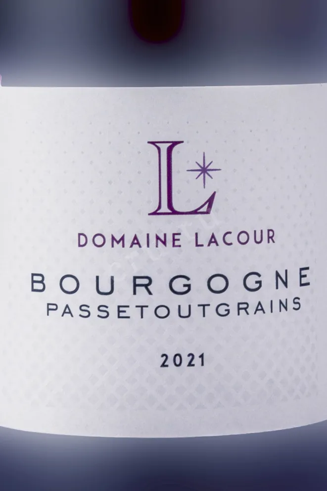 Этикетка Domaine Lacour Bourgogne Passetoutgrains 2021 0.75 л