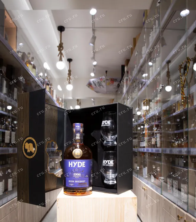 В магазине Крю Профи Hyde №9 Port Cask Finish in giftset with 2 glasses 0.7 л