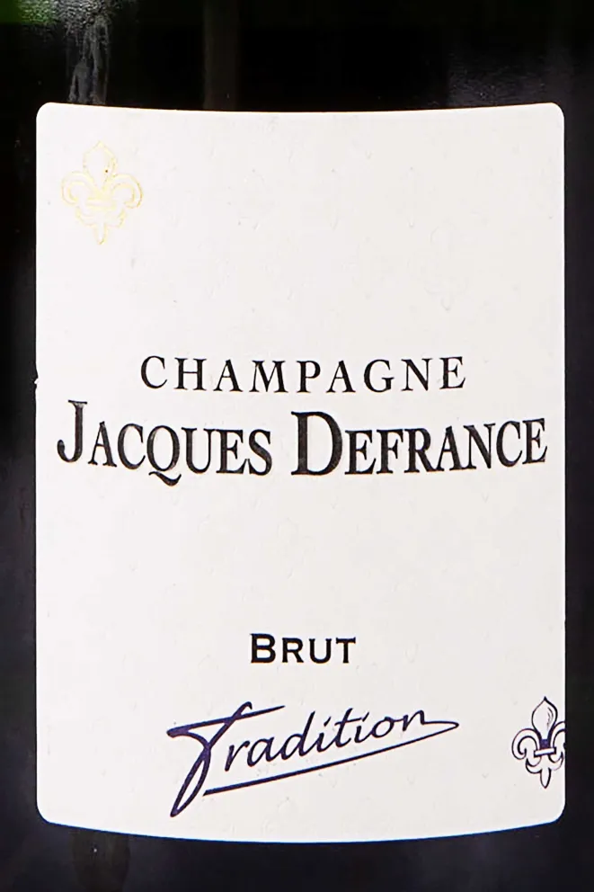 Этикетка Jacques Defrance Brut Tradition 2021 0.75 л