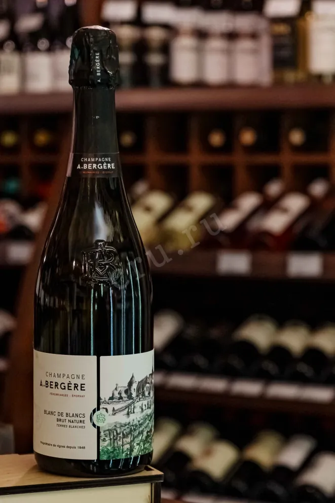 Bergere Blanc De Blancs Brut Natrue Terres Blanches 2022 0.75 л