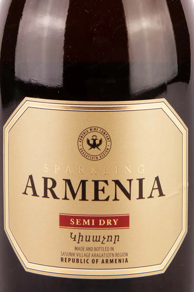 Этикетка Armenia Sparkling Brut 2021 0.75 л