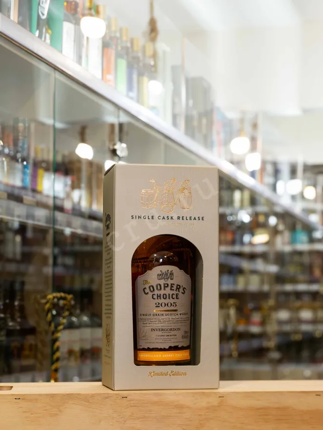 В магазине Крю Профи The Cooper's Choice Invergodon Amontillado Sherry Cask Finish in gift box 2005 0.7 л