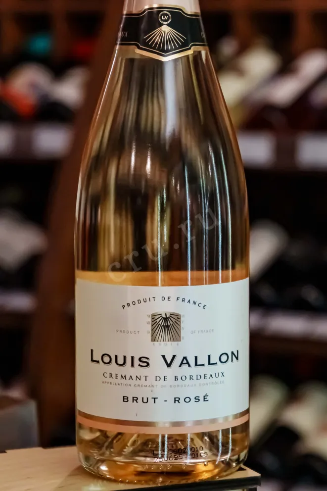 В магазине Крю Профи Louis Vallon Cremant de Bordeaux Rose 2023 0.75 л