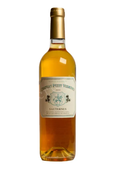 Вино Chateau Petit Vedrines Sauternes 2014 0.75 л