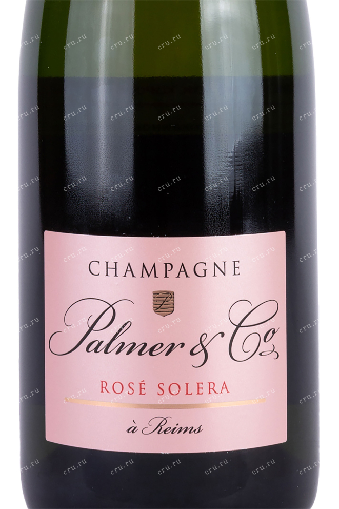 Этикетка Champagne Palmer & Co Rose Solera gift box 2017г  0.75 л