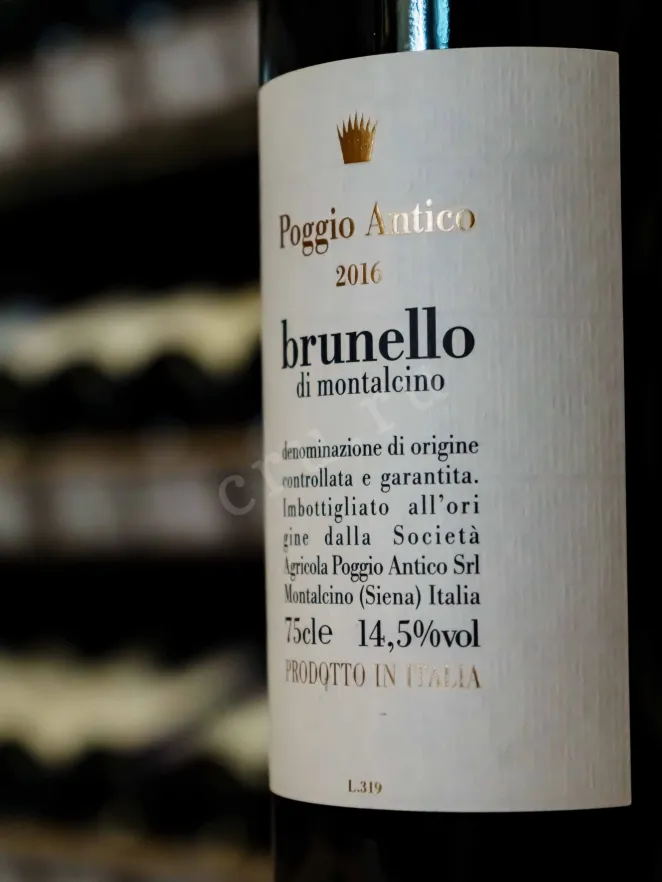 В магазине Крю Профи Poggio Antico Brunello di Montalcino 2016 0.75 л