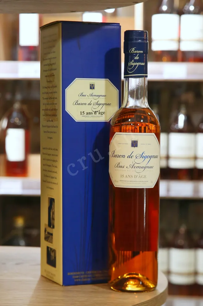 В магазине Крю Профи Baron de Sigognac 15 ans d'age 0.5 л