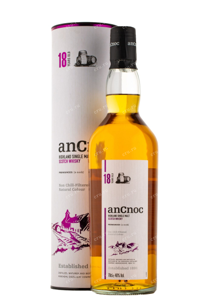 Виски AnCnoc 18 years  0.7 л