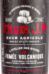 Этикетка J.M L Atelier des Rhums J.M Fumee Volcanique 0.7 л