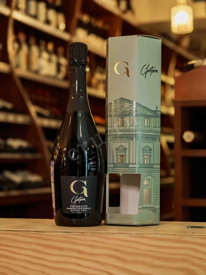 В магазине Крю Профи Gaetano Prosecco Extra Dry DOC in gift box 2024 0.75 л