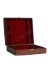 Gift Red Wooden Box For Three Bordeaux Bottles