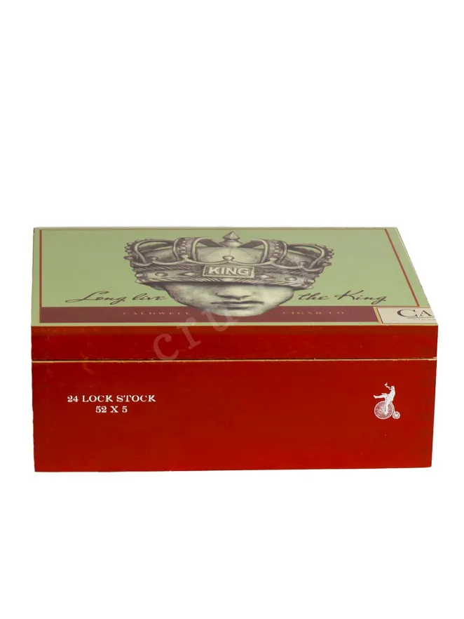 Коробка сигар Caldwell Long Live The King Lock Stock Belicoso *24 0 л