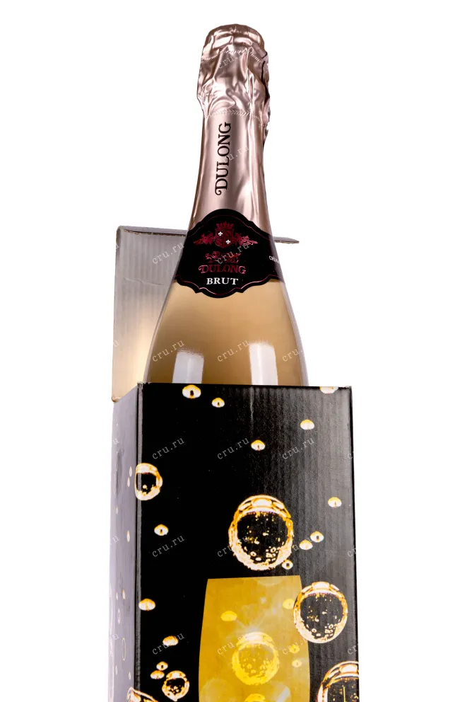 В подарочной коробке Dulong Cremant de Bordeaux Rose in gift box 2019 0.75 л
