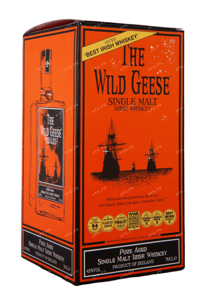 Подарочная упаковка The Wild Geese Single Malt gift box 0.7 л