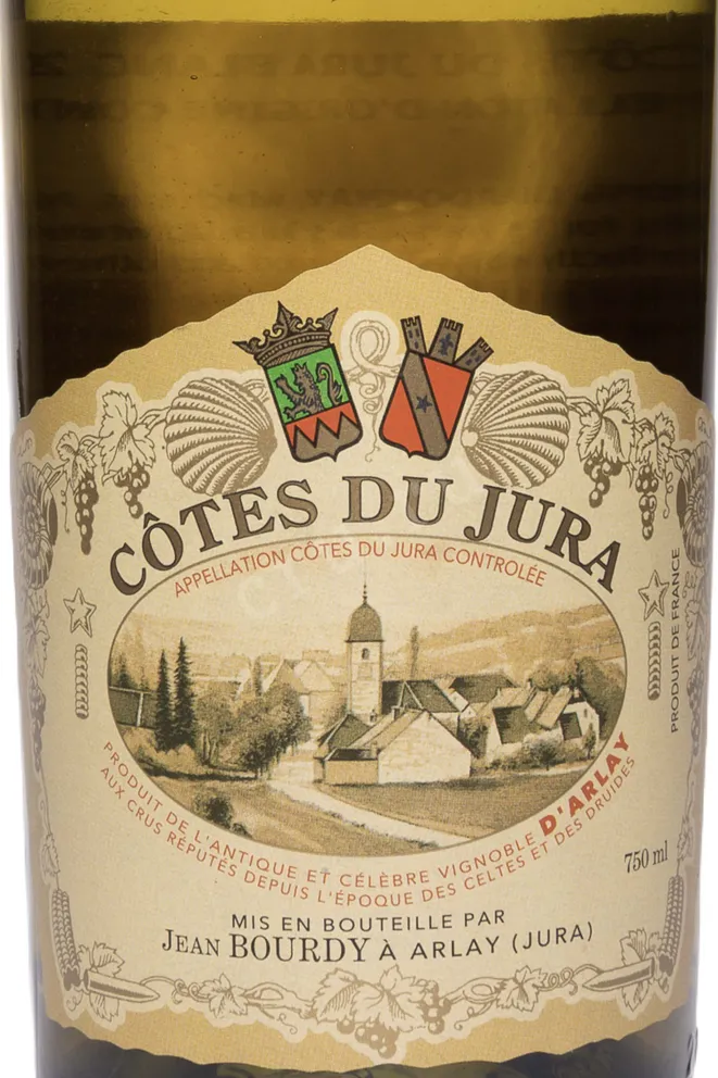 Этикетка Domaine Jean Bourdy a Arlay Cotes Du Jura AOC 2018 0.75 л