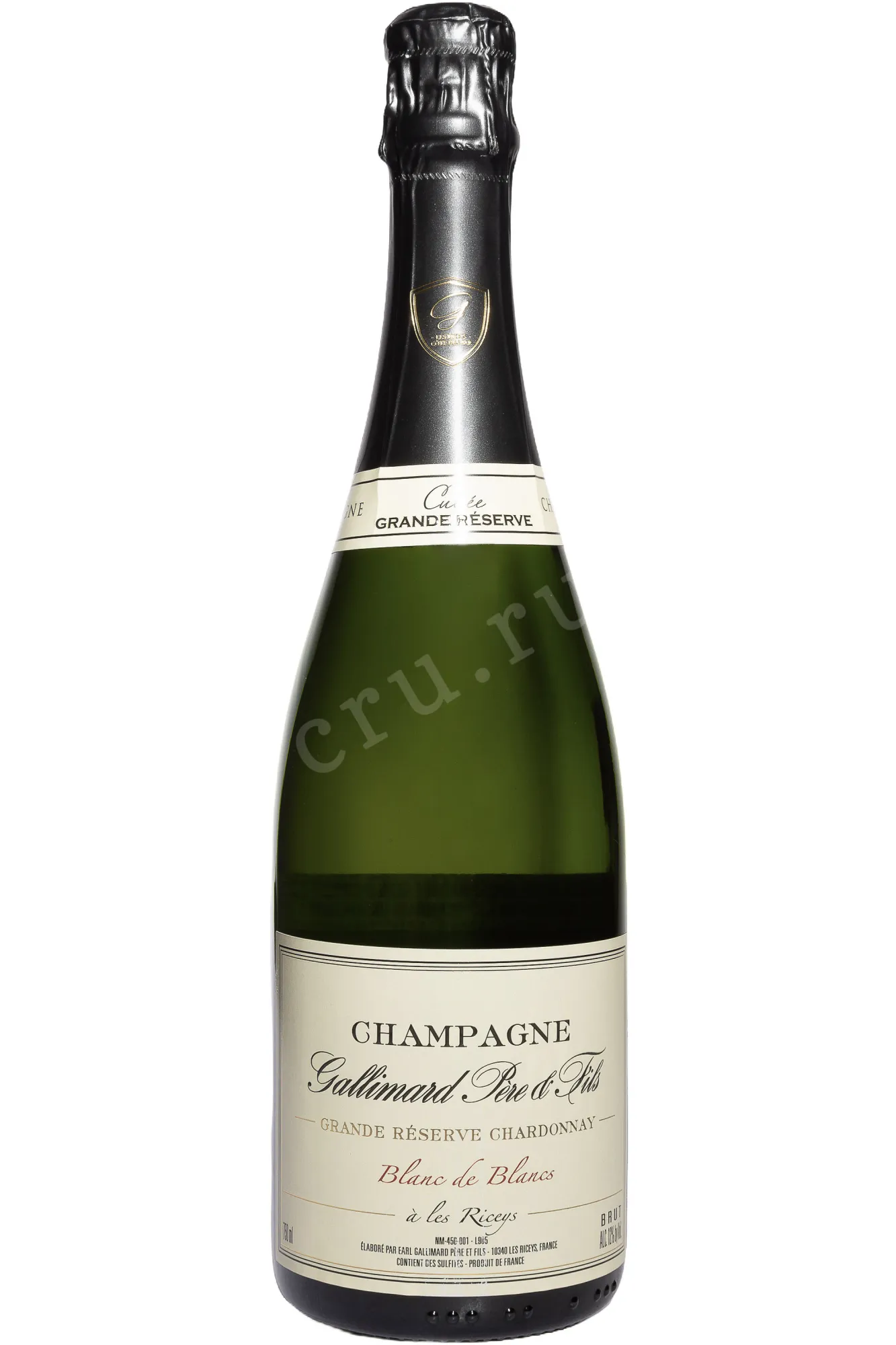 Фото — Шампанское Gallimard Cuvee Reserve Chardonnay 2022 0.75 л