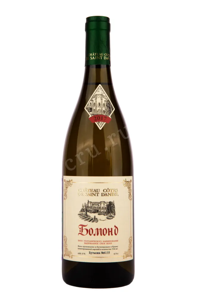 Вино Шато Кот де Сант Даниель Бомонд 2019 0.75 л
