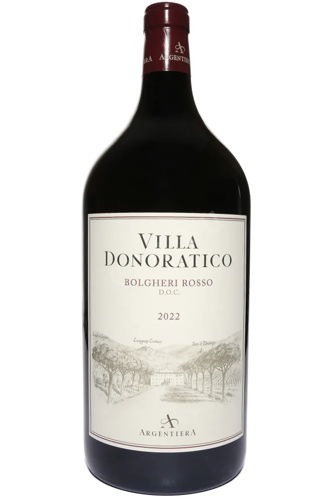 Бутылка Argentiera Villa Donoratico Bolgheri Rosso DOC in wooden box  2022 3 л