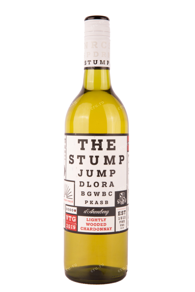 Вино  d'Arenberg Stump Jump Lightly Wooded Chardonnay 2019 0.75 л
