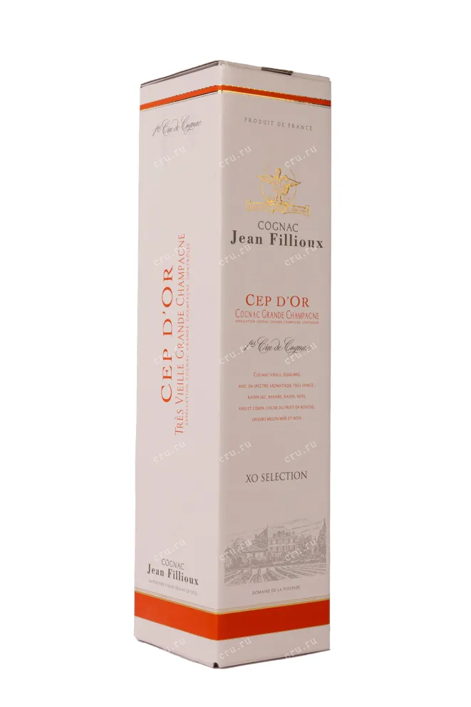 Подарочная коробка Jean Fillioux Cep d`Or 13 years 2008 0.7 л