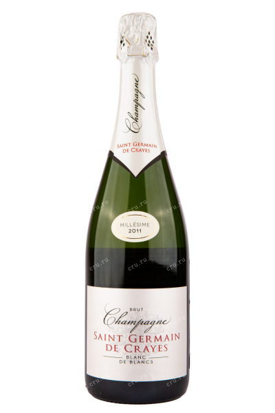Шампанское Saint Germain de Crayes Millésime Blanc de Blancs 2011 0.75 л