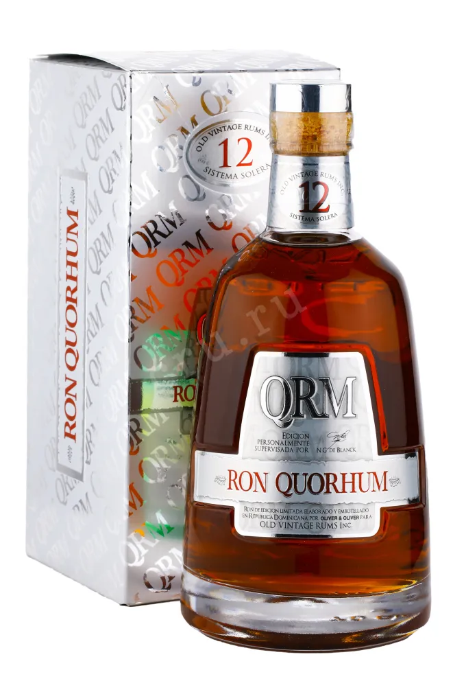 Ром Oliver & Oliver Quorhum 12 Years Old gift box  0.7 л