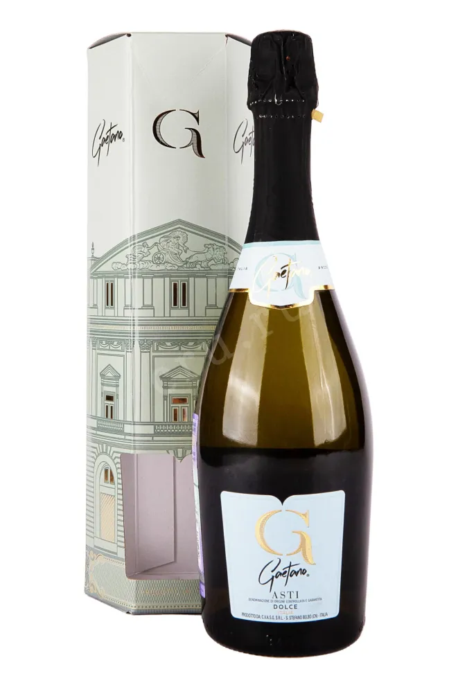 Игристое вино Asti Gaetano in gift box 2023 0.75 л