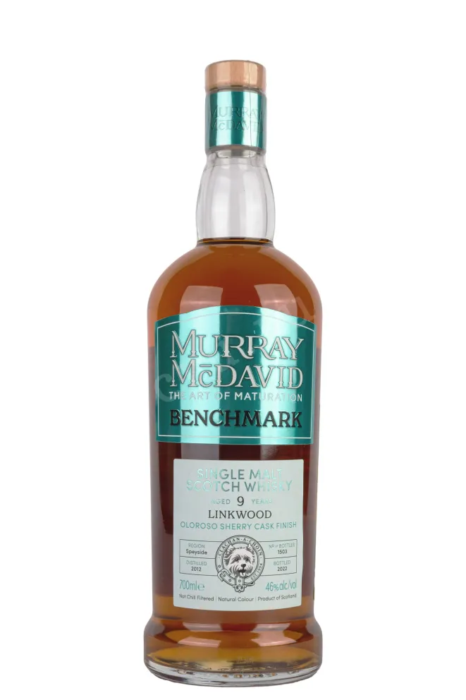 Бутылка Murray McDavid Benchmark Linkwood 9 Years Old gift box 0.7 л