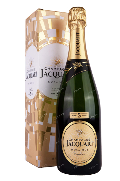 Шампанское Champagne Jacquart Brut Mosaique Signature in gift box 2015 0.75 л