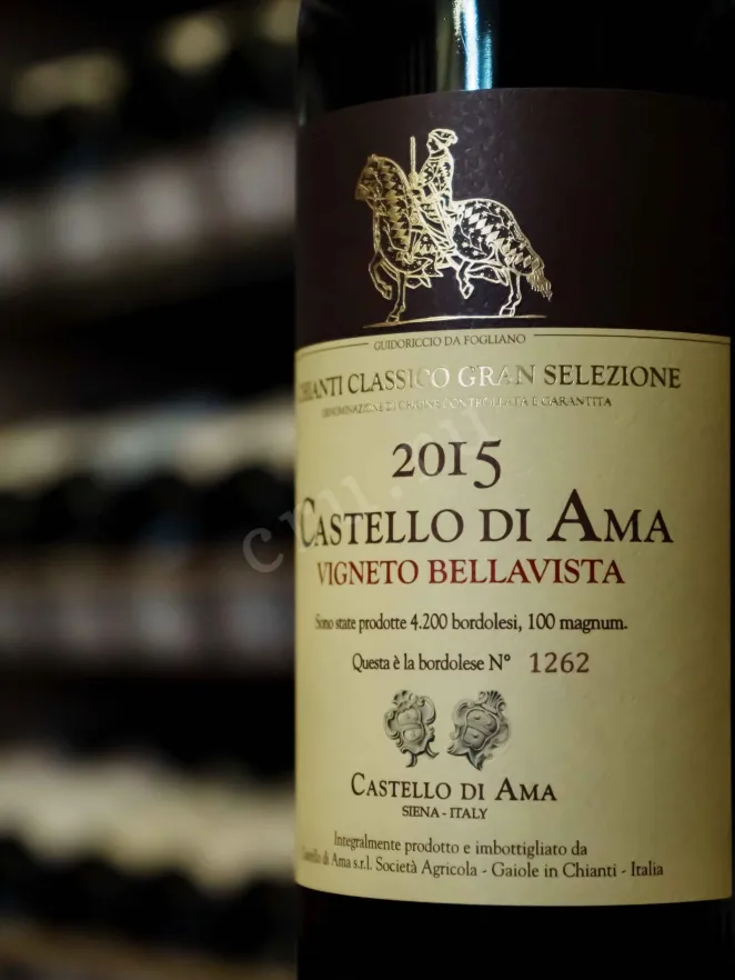 В магазине Крю Профи Castello di Ama Vigneto Bellavista Chianti Classico Gran Selezione in gift box 2015 0.75 л