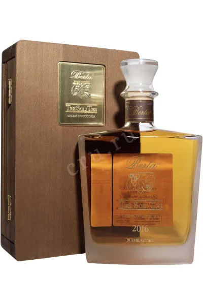 Граппа Berta Tre Soli Tre 2016 0.7 л