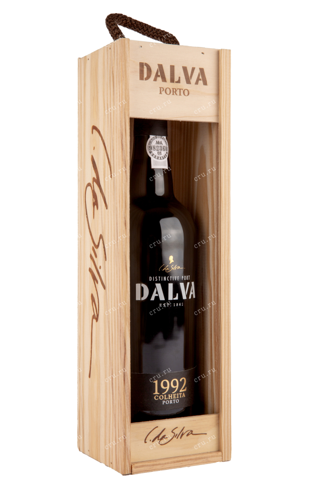 Бутылка в коробке портвейна Далва Колейта Порто 1992 0.75 л