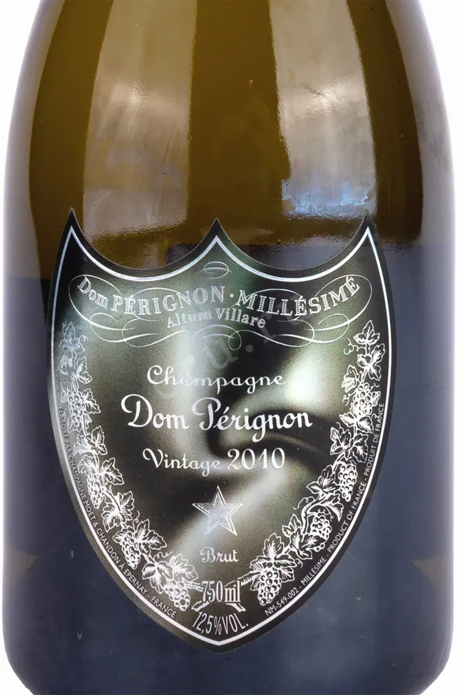 Этикетка Dom Perignon Vintage Lady Gaga gift box 2010 0.75 л