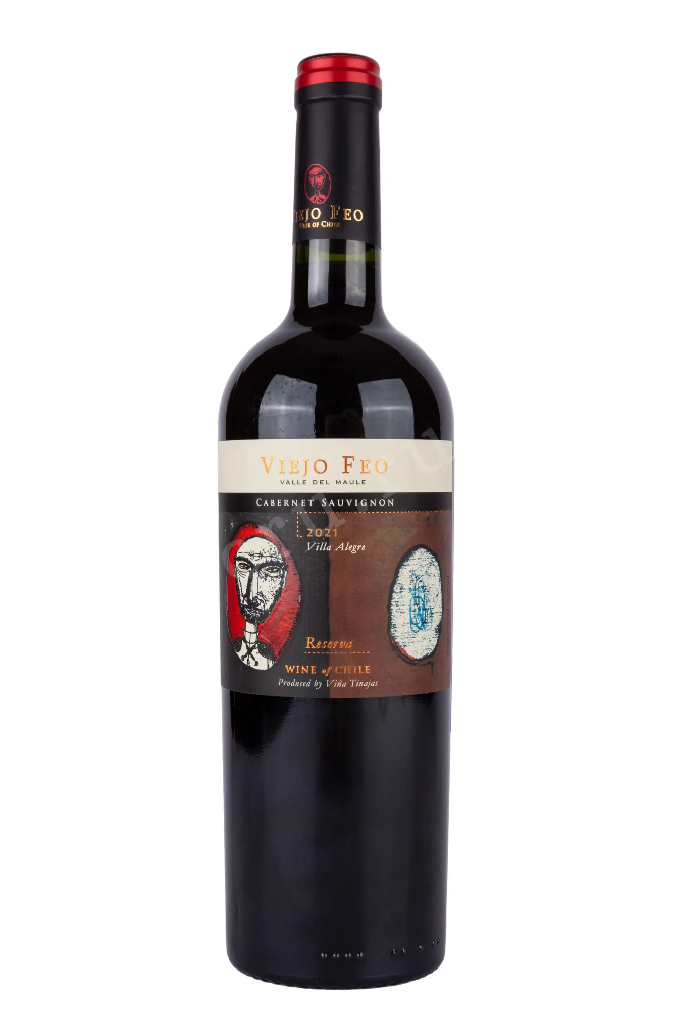Фото — Вино Viejo Feo Cabernet Sauvignon Reserva 2021 0.75 л