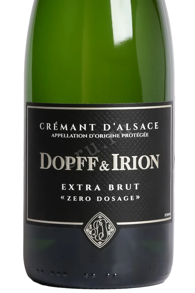 Этикетка Dopff & Irion Cremant d'Alsace AOC Extra Brut Zero Dosage AOC 2024 0.75 л