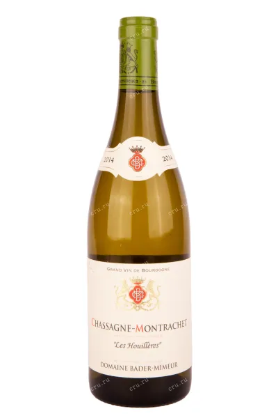 Вино Domaine Bader-Mimeur Chassagne-Montrachet Les Houilleres 2014 0.75 л