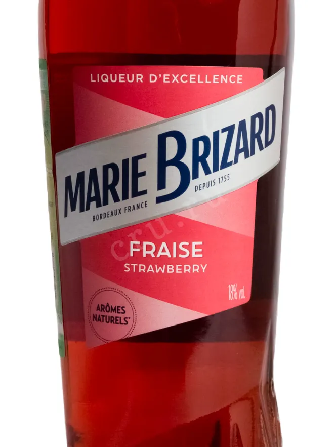 Этикетка Marie Brizard Fraise des Bois 0.7 л