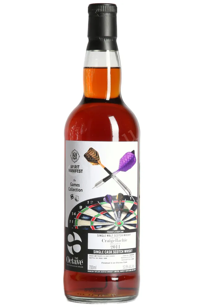 Бутылка Spirit Manifest Craigellachie Octave 15 years in tube 2011 0.7 л
