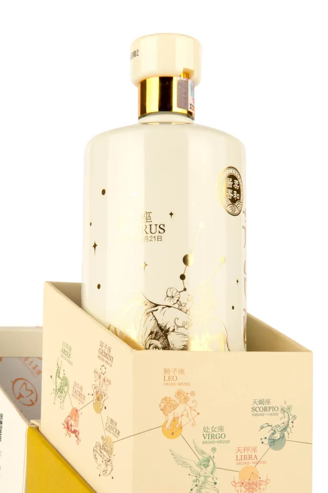В подарочной коробке Moutai Chun Zodiac Signs - Taurus 0.375 л