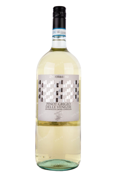 Вино Serenissima Pinot Grigio delle Venezie 2022 1.5 л