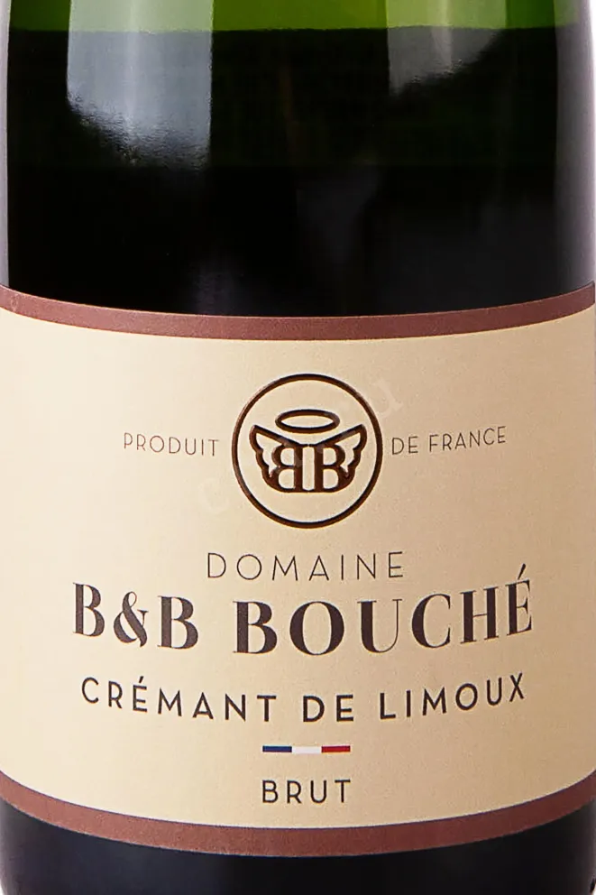 Этикетка Domaine B&B Bouche Cremant de Limoux Brut 2022 0.75 л